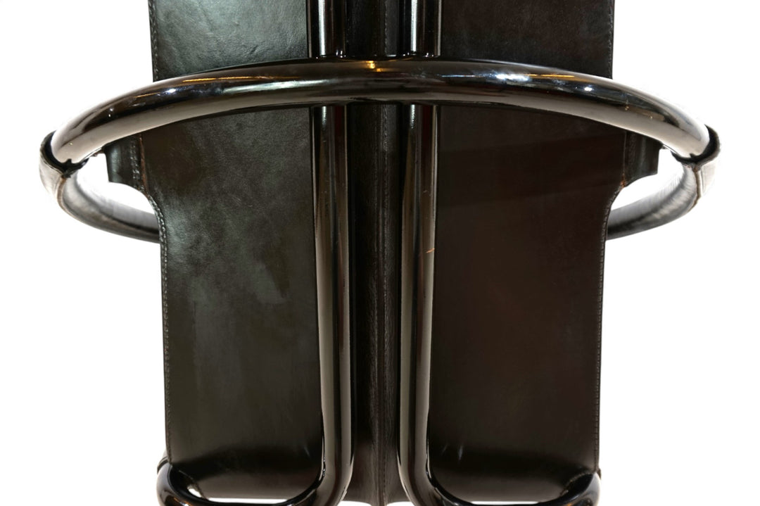 Cofemo Italy Leder Bürosessel, 1980