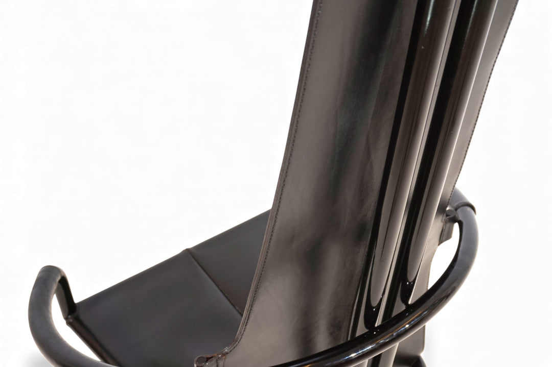 Cofemo Italy Leder Bürosessel, 1980