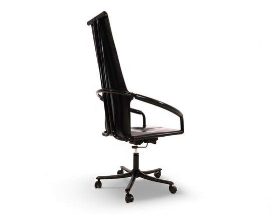 Cofemo Italy Leder Bürosessel, 1980