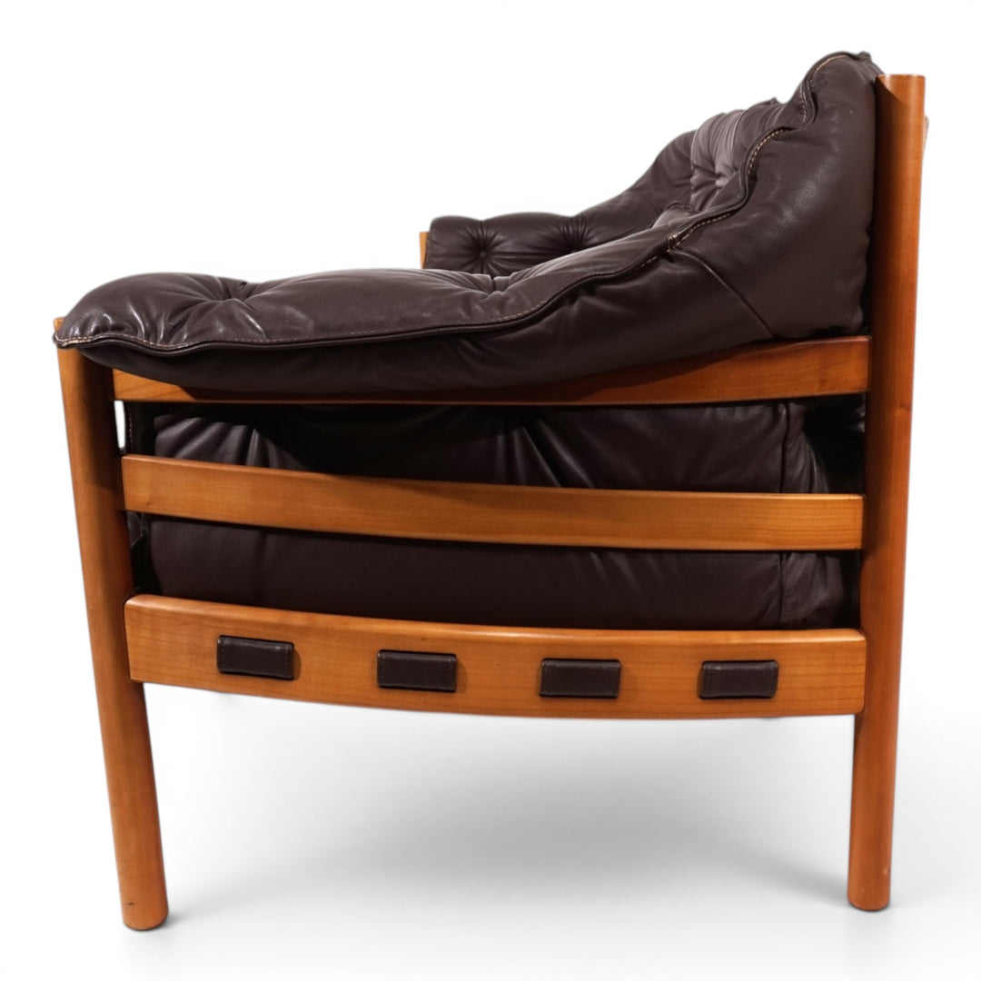 Sven Ellekaer 3-Seater Leather Sofa for Coja, 1960