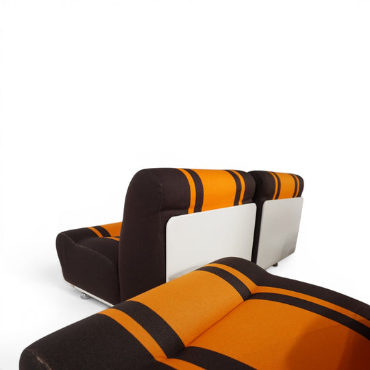 Cor Concha 4 Piece Space Age Modular Sofa by Jo Otterpohl, 1970