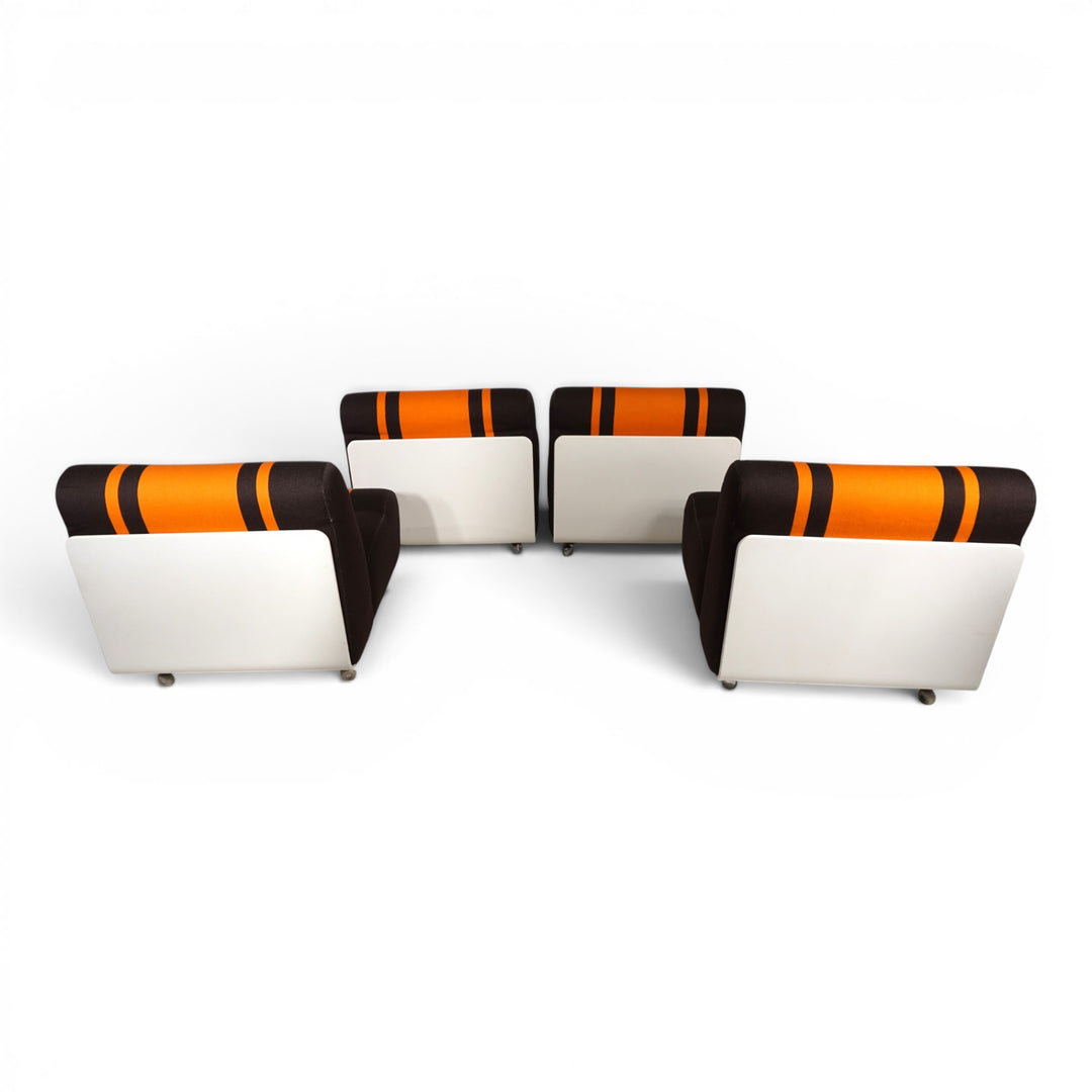Cor Concha 4 Piece Space Age Modular Sofa by Jo Otterpohl, 1970