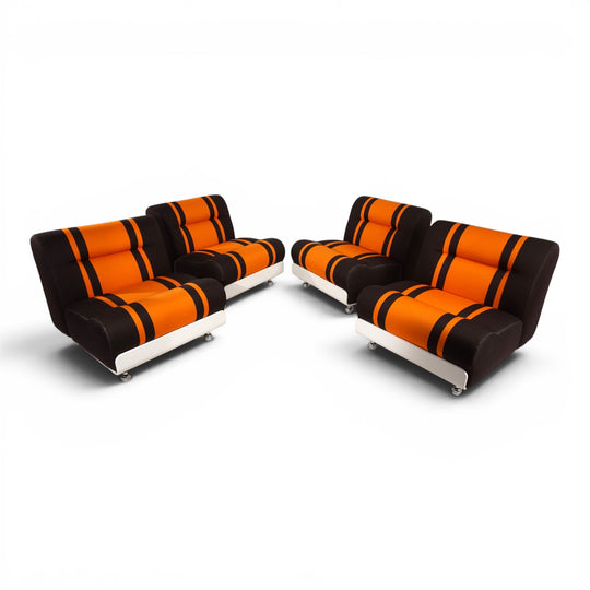Cor Concha 4 Piece Space Age Modular Sofa by Jo Otterpohl, 1970