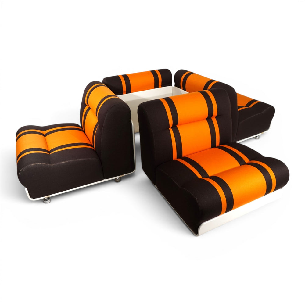 Cor Concha 4er Set Space Age Modulsessel von Jo Otterpohl, 1970