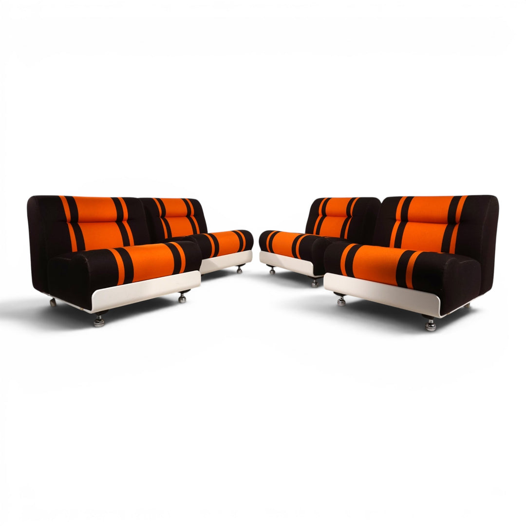 Cor Concha 4 Piece Space Age Modular Sofa by Jo Otterpohl, 1970