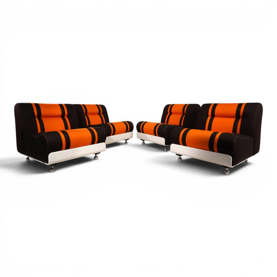 Cor Concha 4 Piece Space Age Modular Sofa by Jo Otterpohl, 1970