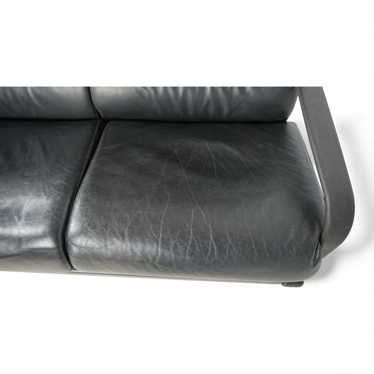 Drabert Lobbytop 3 Sitzer Ledersofa von Otto Zapf, 1970