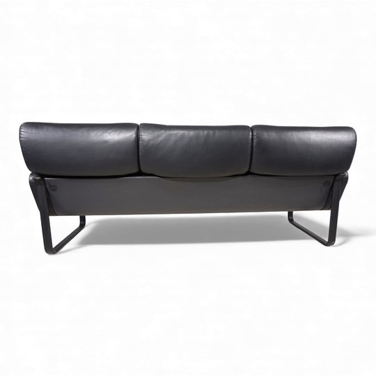 Drabert Lobbytop 3 Sitzer Ledersofa von Otto Zapf, 1970
