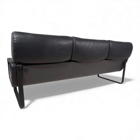 Drabert Lobbytop 3 Sitzer Ledersofa von Otto Zapf, 1970