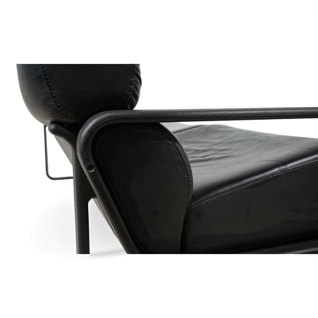 Drabert Lobbytop 3 Sitzer Ledersofa von Otto Zapf, 1970