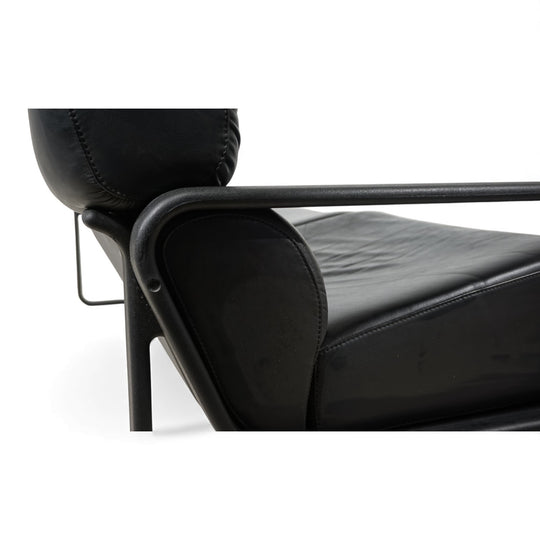 Drabert Lobbytop 3 Sitzer Ledersofa von Otto Zapf, 1970