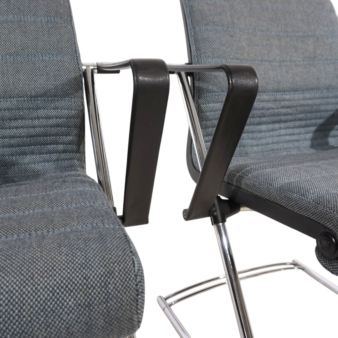 2er Set Drabert Z Konferenz-/Esszimmerstühle von Prof. Hans Ullrich Bitsch, 1980