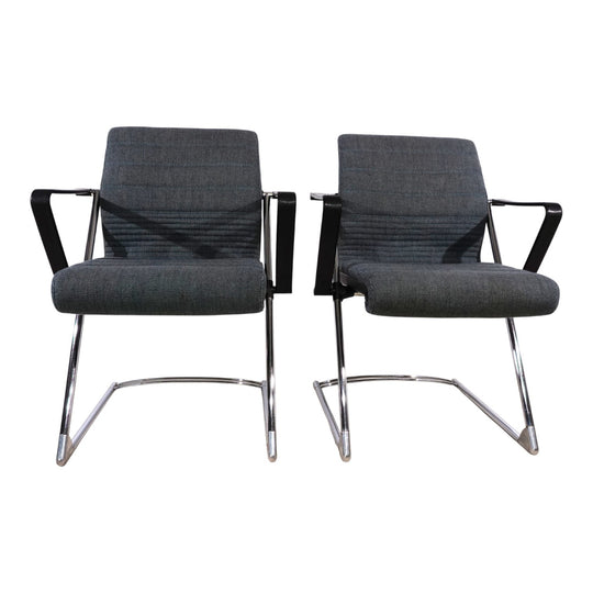 2er Set Drabert Z Konferenz-/Esszimmerstühle von Prof. Hans Ullrich Bitsch, 1980