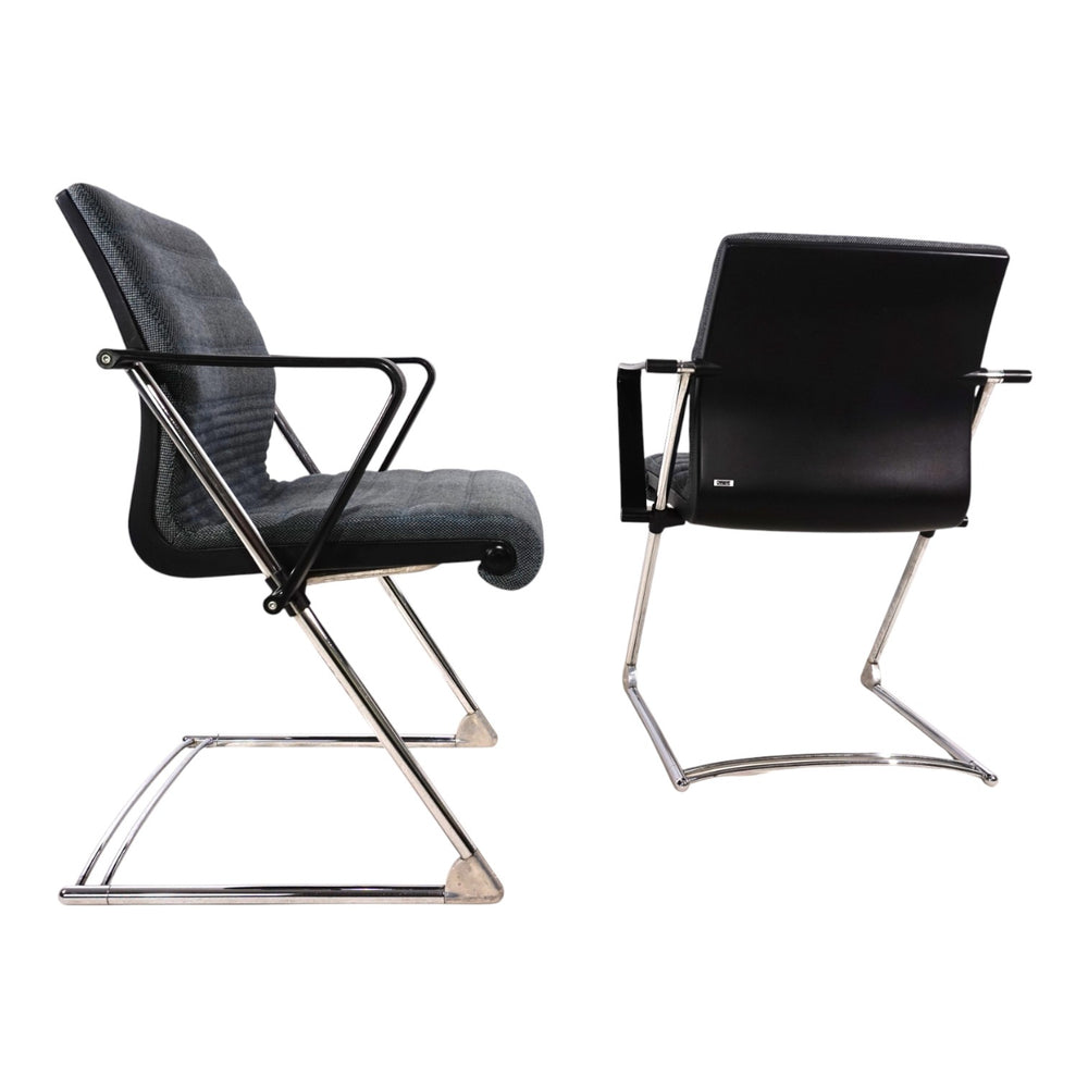 2er Set Drabert Z Konferenz-/Esszimmerstühle von Prof. Hans Ullrich Bitsch, 1980