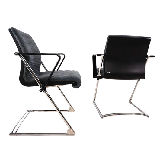 2er Set Drabert Z Konferenz-/Esszimmerstühle von Prof. Hans Ullrich Bitsch, 1980