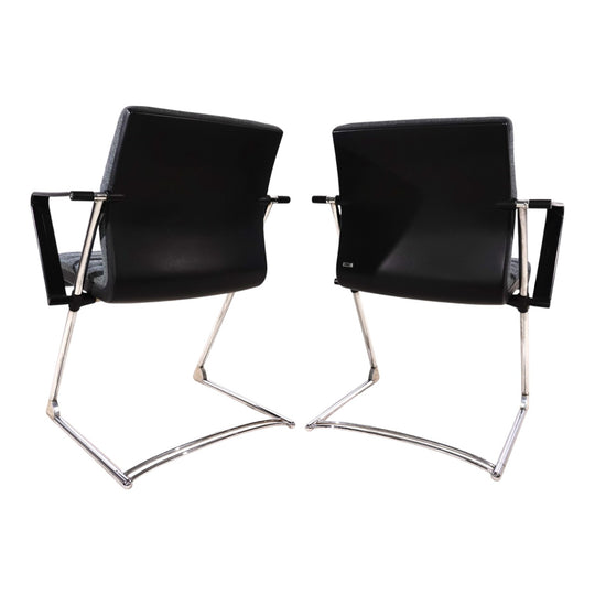 2er Set Drabert Z Konferenz-/Esszimmerstühle von Prof. Hans Ullrich Bitsch, 1980