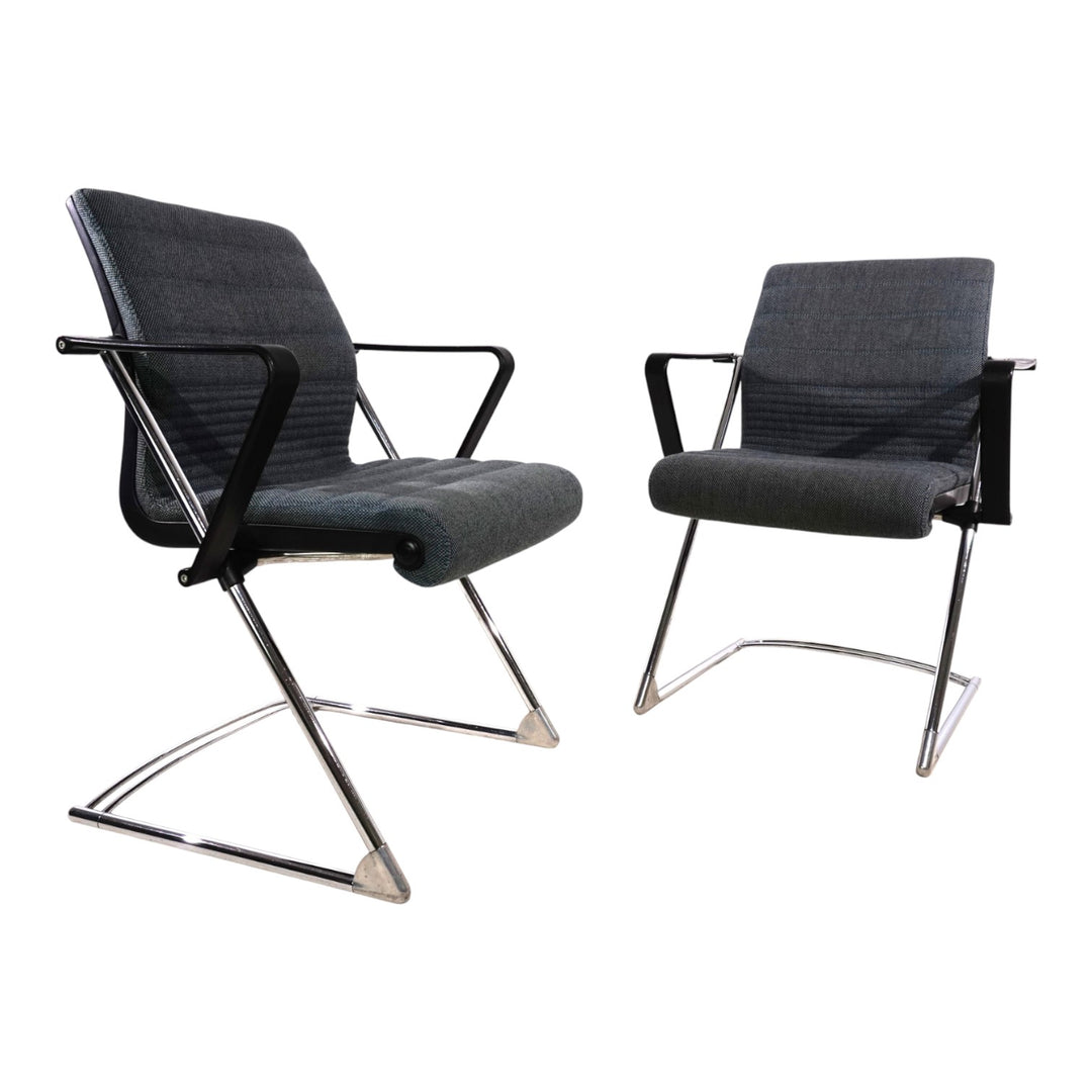 2er Set Drabert Z Konferenz-/Esszimmerstühle von Prof. Hans Ullrich Bitsch, 1980