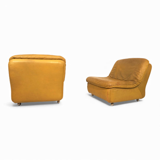 Dreipunkt International Modular Ledersessel, 1970