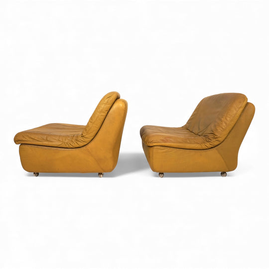 Dreipunkt International Modular Ledersessel, 1970