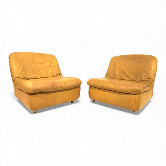 Dreipunkt International Modular Ledersessel, 1970