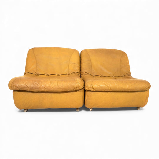 Dreipunkt International Modular Ledersessel, 1970