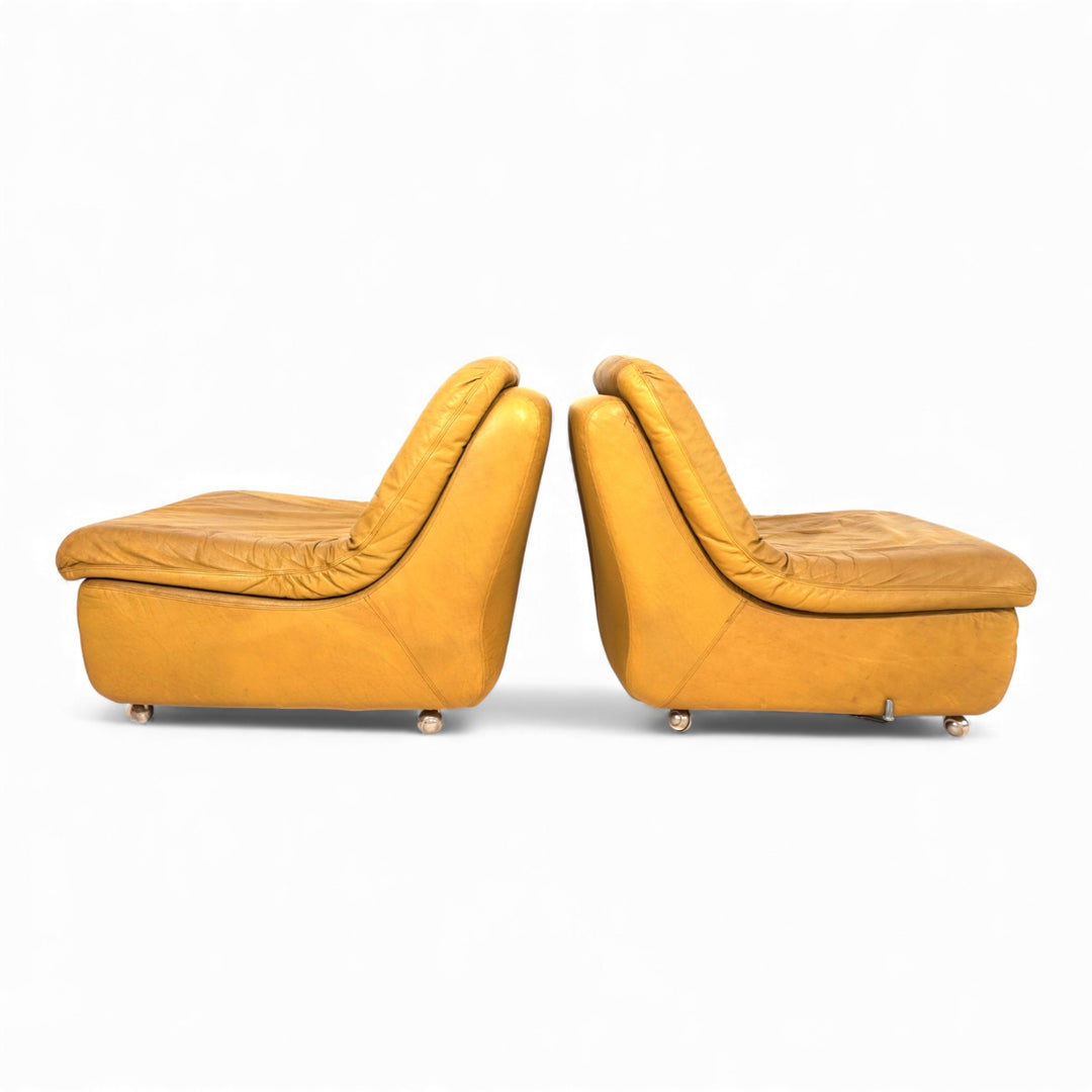 Dreipunkt International Modular Ledersessel, 1970