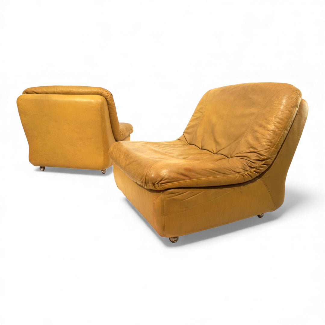 Dreipunkt International Modular Ledersessel, 1970