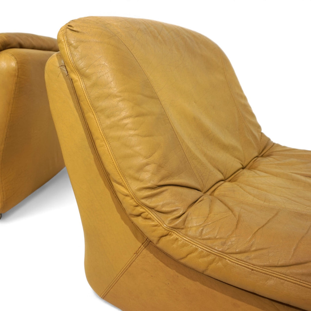 Dreipunkt International Modular Ledersessel, 1970