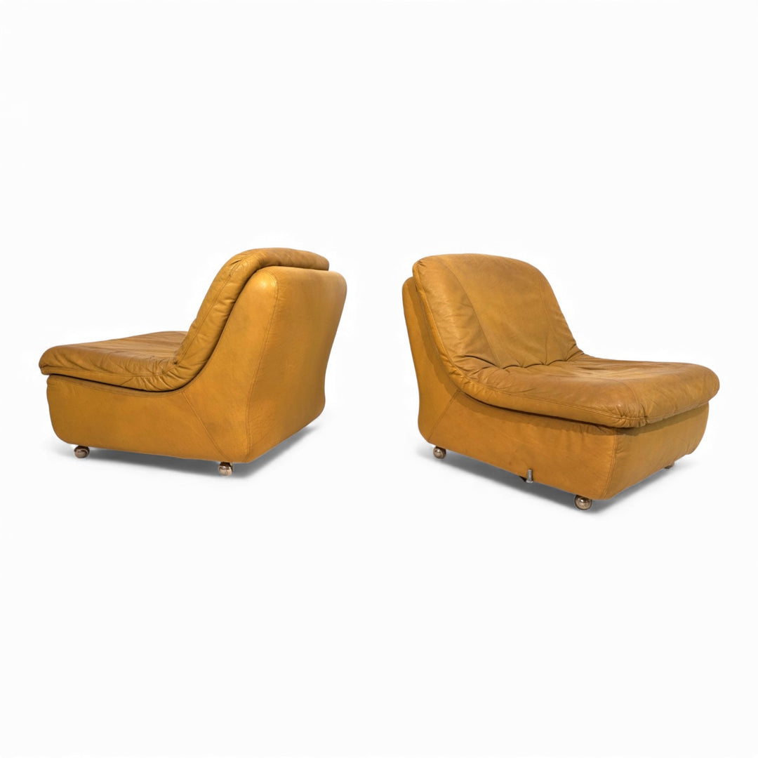 Dreipunkt International Modular Ledersessel, 1970