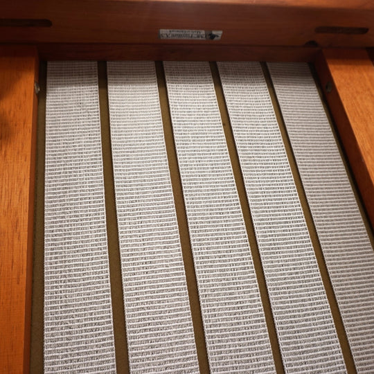 EMC teak leather armchair, 1960