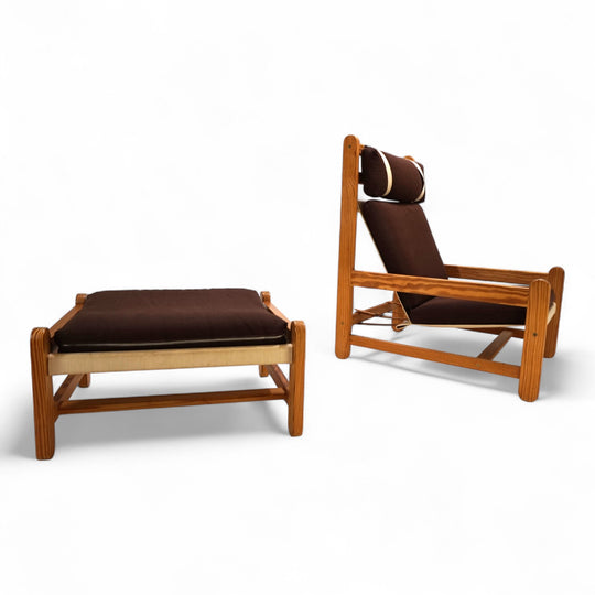 Niels Eilersen Loungesessel von Peter Ole Schionning, 1970