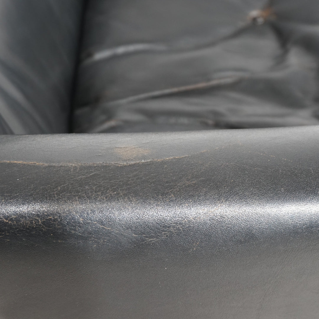 Eugen Schmidt Leder Loungesessel, 1960