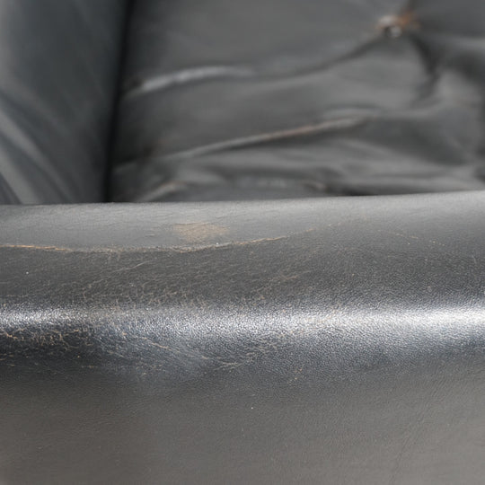 Eugen Schmidt Leder Loungesessel, 1960