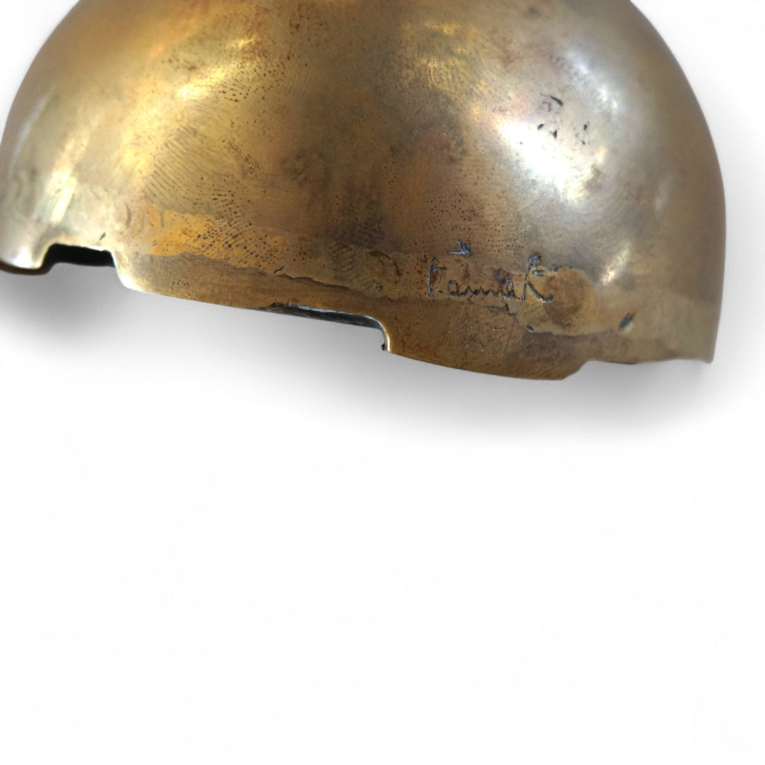 Bronzeskulptur Labyrinth von Fanna Roncoroni, 1970