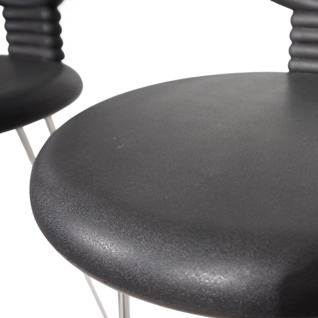 Fasem Italia 3er Set postmoderne Barhocker von Nobu Tanigawa, 1990