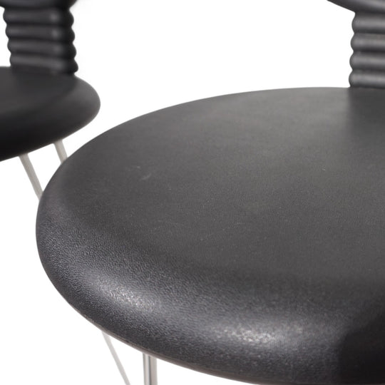 Fasem Italia 3er Set postmoderne Barhocker von Nobu Tanigawa, 1990