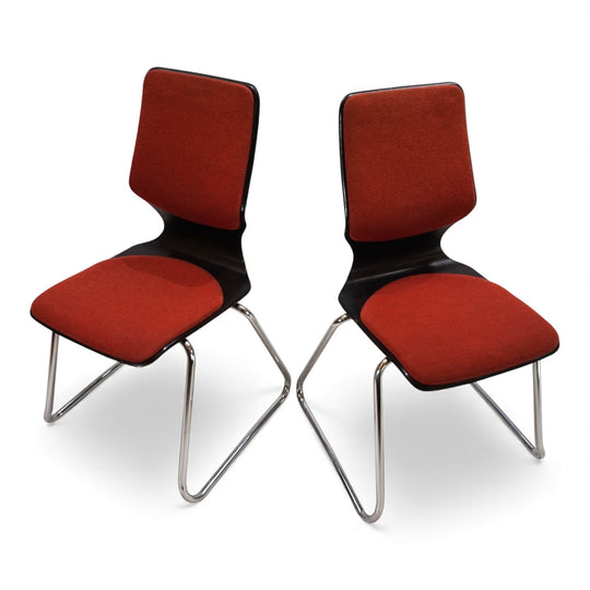 Flötotto 2er Set Pagholzstühle von Elmar Flötotto, 1970