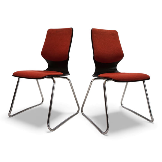 Flötotto 2er Set Pagholzstühle von Elmar Flötotto, 1970
