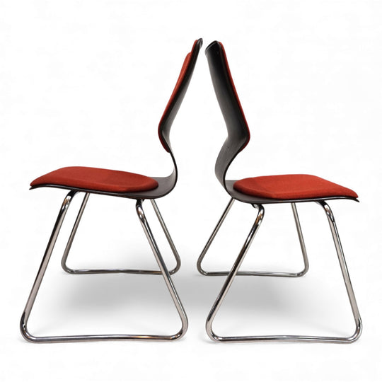 Flötotto 2er Set Pagholzstühle von Elmar Flötotto, 1970