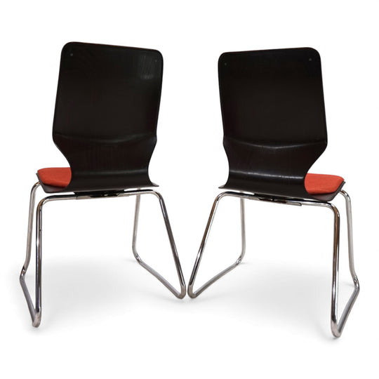 Flötotto 2er Set Pagholzstühle von Elmar Flötotto, 1970