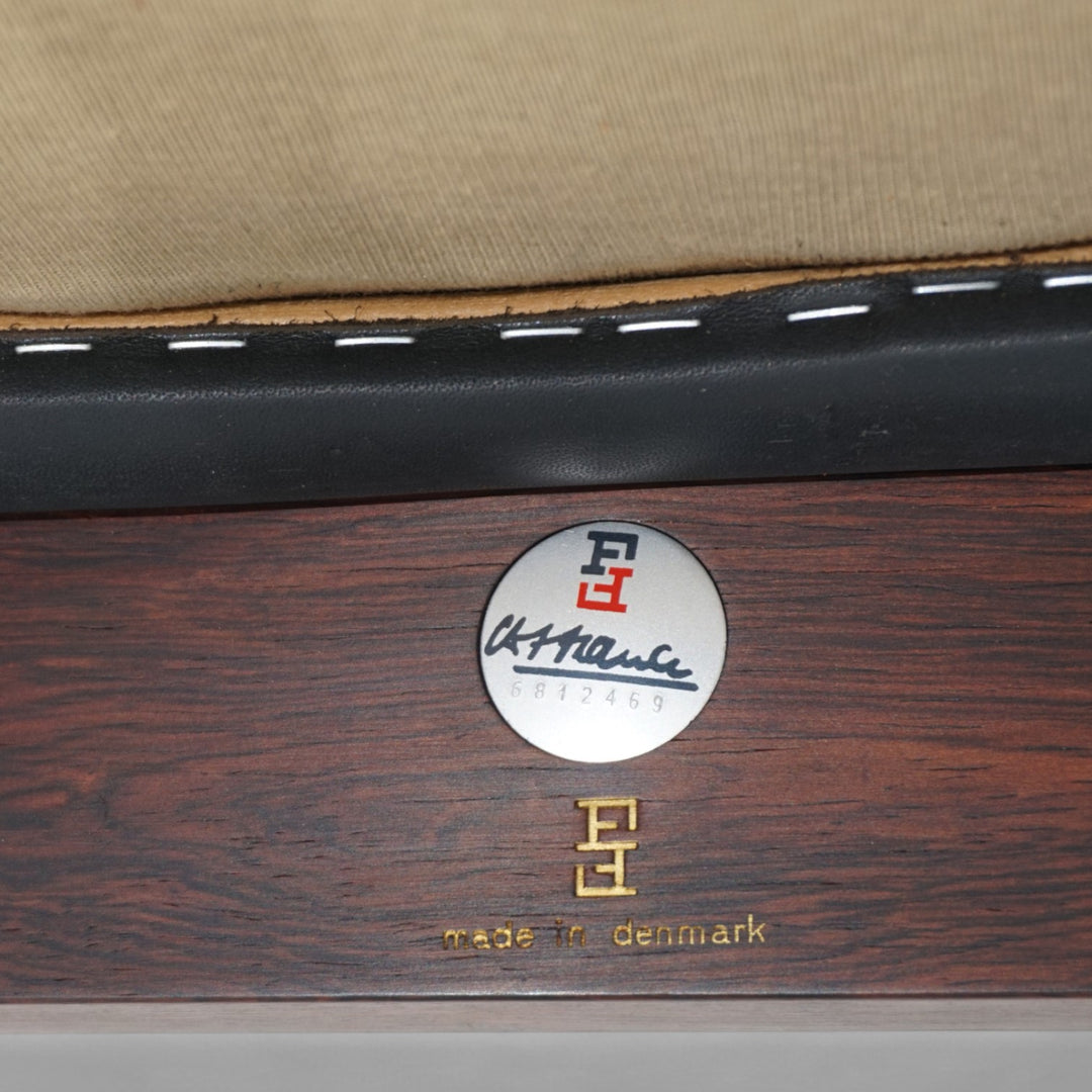 France & Son Modular Leder Loungesessel 175 von O. Gjerløv-Knudsen und T. Lind, 1960