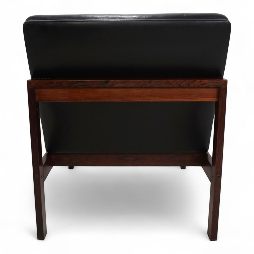 France & Son Modular Leder Loungesessel 175 von O. Gjerløv-Knudsen und T. Lind, 1960