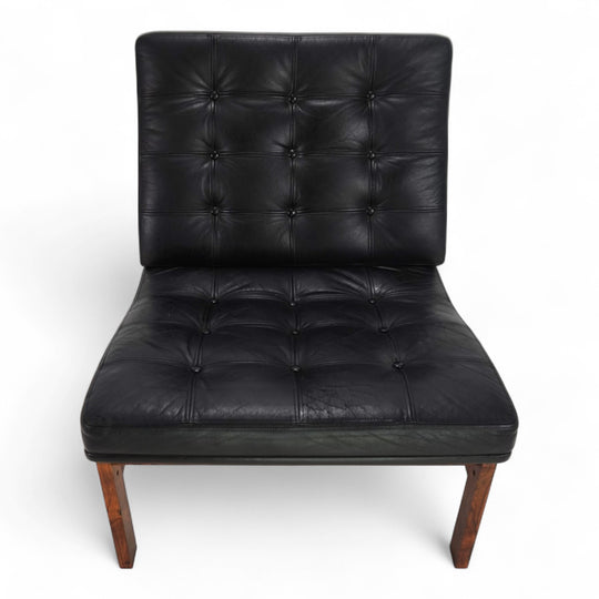 France & Son Modular Leder Loungesessel 175 von O. Gjerløv-Knudsen und T. Lind, 1960