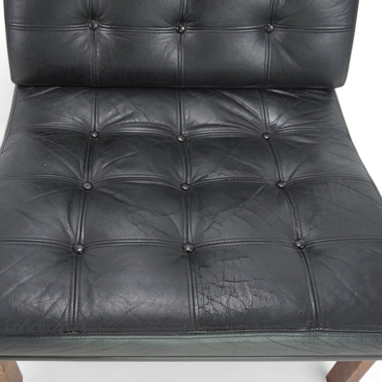 France & Son Modular Leder Loungesessel 175 von O. Gjerløv-Knudsen und T. Lind, 1960