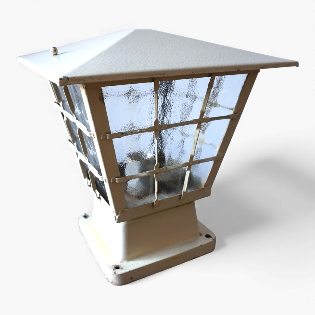 Gartenleuchte Sockel Metall, 1960