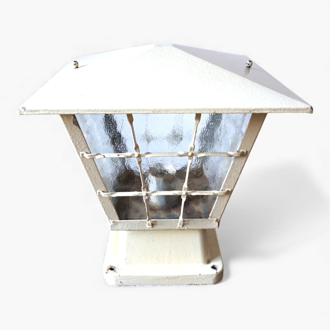 Gartenleuchte Sockel Metall, 1960