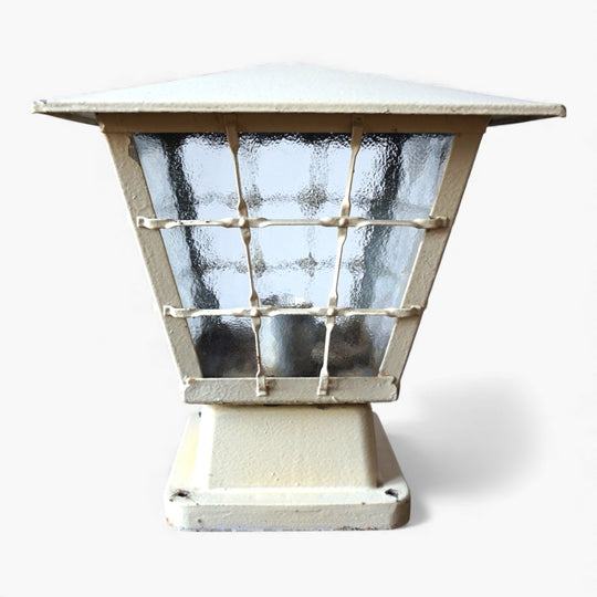 Gartenleuchte Sockel Metall, 1960