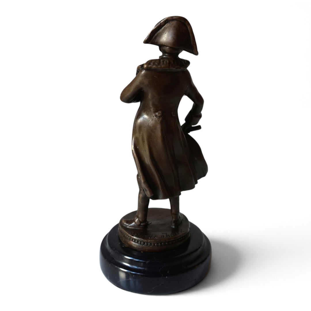 Napoleon Bonaparte bronze sculpture signed Gladenbeck