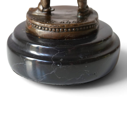 Napoleon Bonaparte bronze sculpture signed Gladenbeck