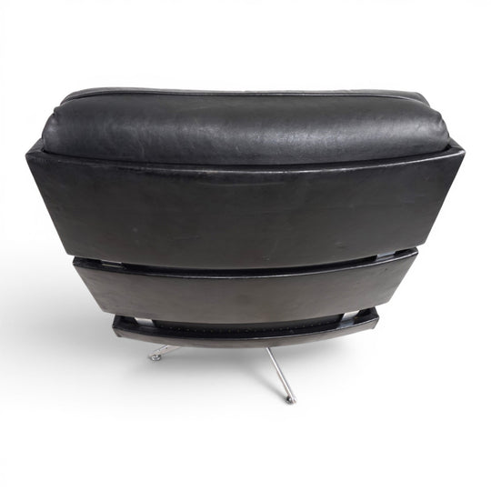 Howard Keith Kohinoor Ledersessel mit Ottoman für HK Furniture, 1970